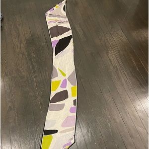Pucci Silk Scarf, Long  - 8 1/2” x 65”